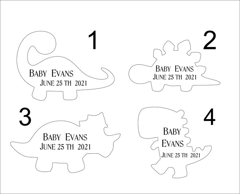 Dinosaur Baby Shower Guest Book Alternative Dinosaur the - Etsy