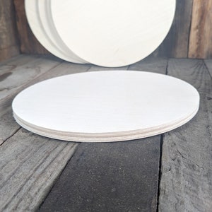 11" Wood Circle Disc Plaques, BALTIC BIRCH Wooden Circles, Blank Circles, Unfinished Wooden Circles, Round Circles, DIY Crafting Supplies