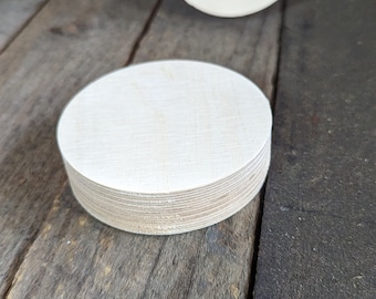 1.625 1 5/8 Wood Circle Plaques, BALTIC BIRCH Wooden Circles, Blank  Circles, Unfinished Wooden Circles, Round Circles, Circular Wood 