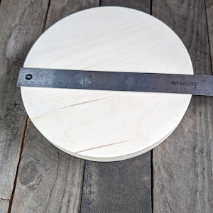 9.5" Wood Circle Disc Plaques, BALTIC BIRCH Wooden Circles, Blank Circles, Unfinished Wooden Circles, Round Circles, Circular Wood