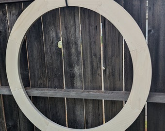 40" Wood Donut Ring with 32" center hole, BALTIC BIRCH Wooden Circles, Unfinished Wooden Circles, Round Circles, Circular Wood - puzzled