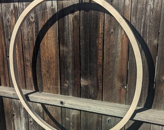 32" Wood Donut Ring with 30" center hole, BALTIC BIRCH Wooden Circles, Unfinished Wooden Circles, Round Circles, Circular Wood - puzzled 8P