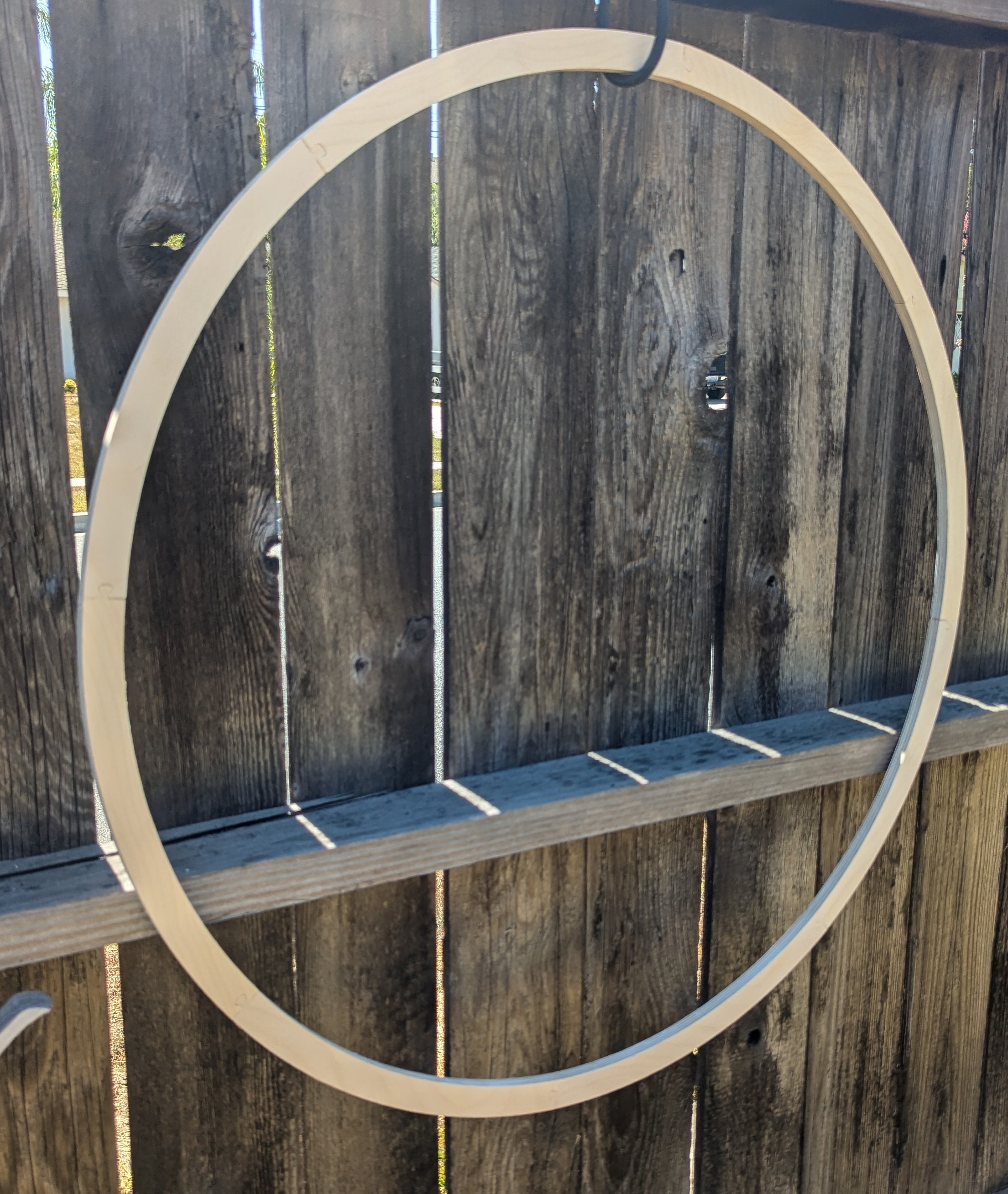 30" Wood Circle Ring with 28" center hole, BALTIC BIRCH Wooden Circles, Unfinished Wooden Circles, Circular Wood DIY, Craft