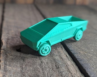 Cybertruck Miniature - Tesla Style 3D Print Cyber Truck Figurine Gift