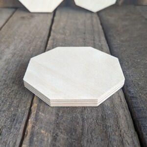 Octagonal Wood Block 4