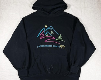 Vintage Y2K Limited Too Ski Skiing Hoodie XL