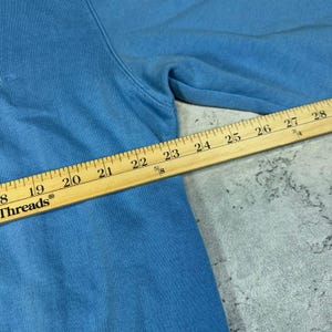 Vintage 90s/Y2K University Of North Carolina Tar Heels Blue Hoodie • Large image 4