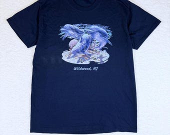 Vintage Wildwood NJ Dolphin Beach T Shirt • Large