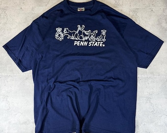 Vintage Y2K Penn State Lions Pennsylvania State University T Shirt • XL