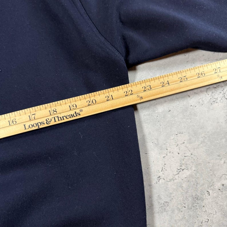 Vintage 90s Nike Hoodie Navy Blue Zip Up • Medium image 5