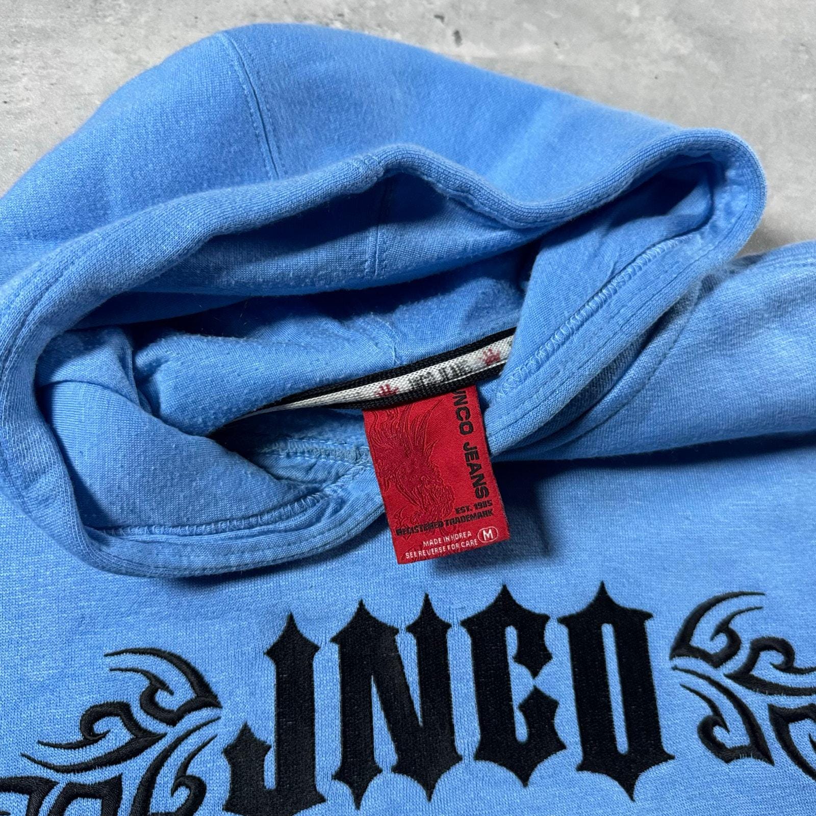 Vintage Y2K JNCO Jeans Light Blue Hoodie • Youth Medium - Etsy