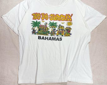 Vintage 90s Bahamas We Be Jammin Faded T Shirt XL