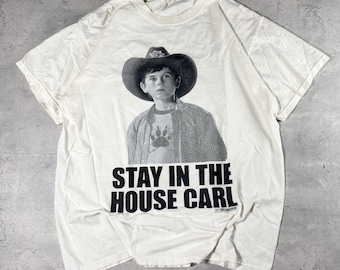 Vintage The Walking Dead Stay In The House Carl T Shirt Medium