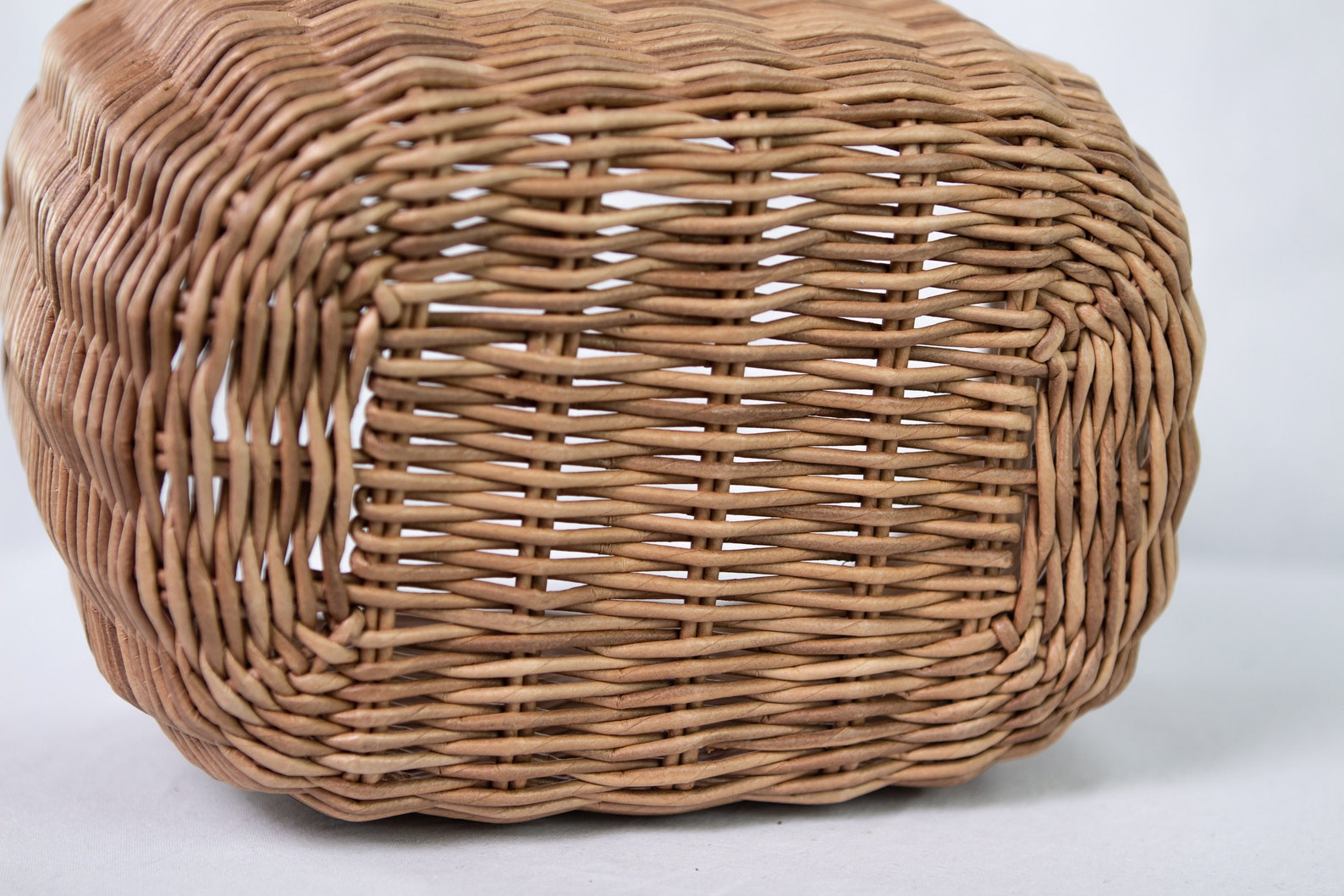 Rustic Woven Basket Serving Ottoman Wicker Baskets for Etsy