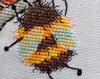Cross Stitch Pattern Bee Baby Child Family Shop Cart Mother