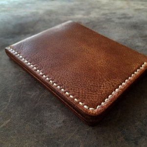 Regalo del día del padre, billetera plegable de cuero personalizada, billetera personalizada, regalo para novio, billetera clásica para hombre, idea de cumpleaños para papá