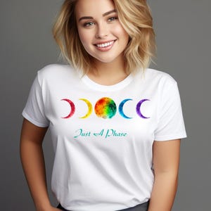 Just A Phase Shirt, Moon Shirt, Moon Phase Shirt, Astrology Shirt, Its Just A Phase Shirt, Celestial Shirt, Astronomy Shirt, Novelty Shirt