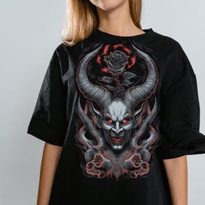 Devil Head Clipart for Sublimation Printing, Ferocious devil T-shirt Design, Demon Png, DTG, Monster Png, Sublimate, Halloween, Devil Horns