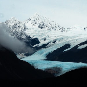 Prince William Sound, Alaska Landscape Photo Print, Glacier Wall Art, Alaska Fine Art Print