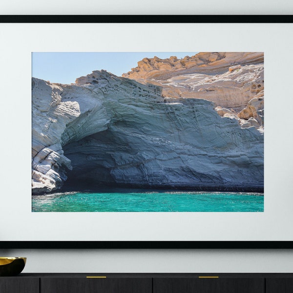 Mare di Cortez, Messico, stampa fotografica di paesaggio oceanico, Baja California