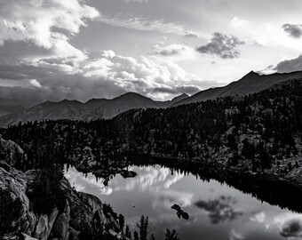 Sierra Nevada Storm Bellas Artes Impresión, Impresión de paisaje, Arte del Parque Nacional, Impresión de arte de Kings Canyon, Fotografía de paisaje