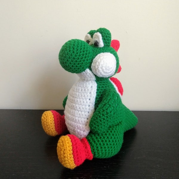 Beeg Chonky Yoshi Inspired Crochet Amigurumi Plush