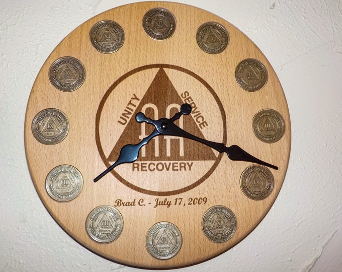 12 Step Recovery Clock - Personalized