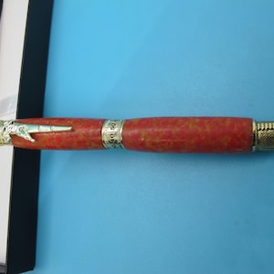 Kansas City Chiefs - Arrowhead Stadium Football Theme Pen Made From Authentic Arrowhead Seat - Unique Sports Gift & Collectible