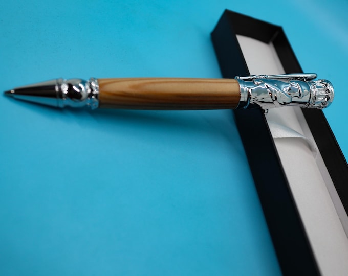 Saint Louis Cardinals Pen Hand Turned from Historic Busch Stadium Bleacher Wood – Unique Baseball Fan Gift