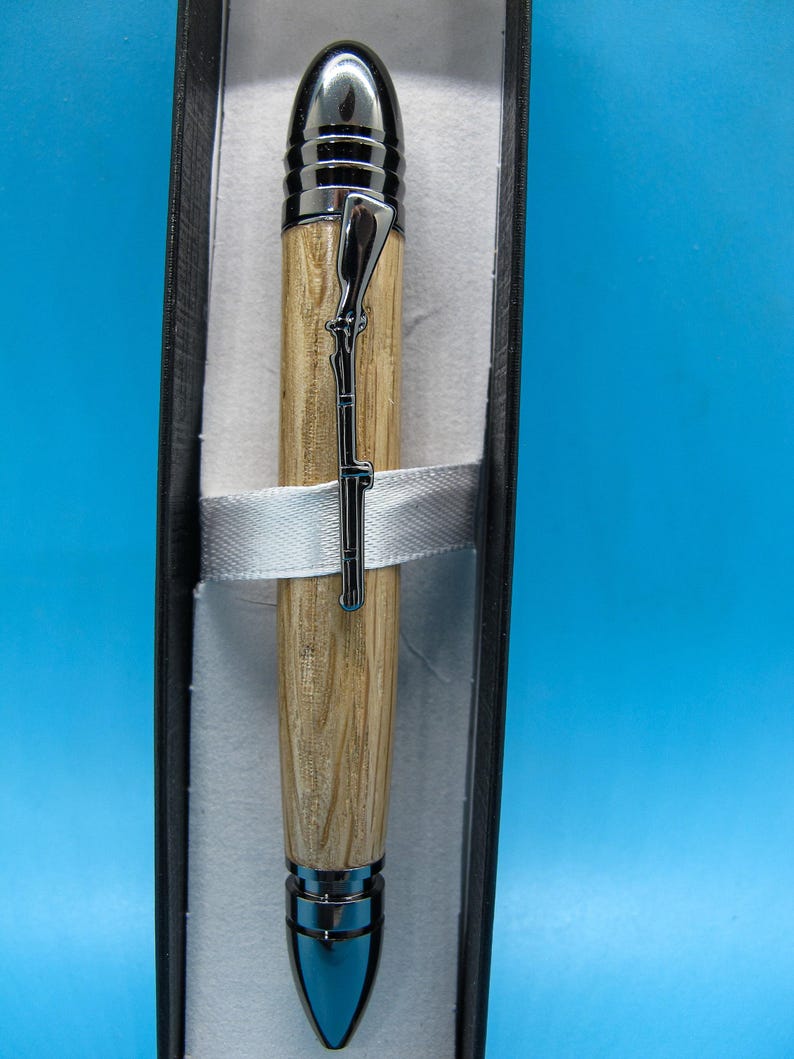 Civil War Pen Made from Authentic Gettysburg Witness Tree Wood - Handmade Historical Gift & Collectible Writing Instrument image 2