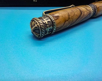 Bethlehem Olivewood Pen Christian Faith Hope Love Gift Wooden Christmas Present Handmade Unique Writing Tool