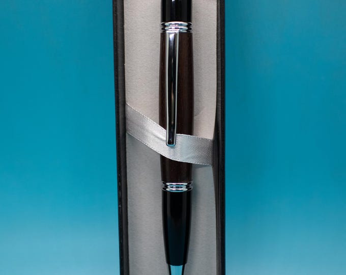 Indian Rosewood Pen Gatsby Style – Hand-Turned Luxury Writing Gift for Professionals & Collectors Elegant Wood Ballpoint Pen