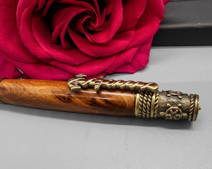 Thuya Burl Nautical Pen