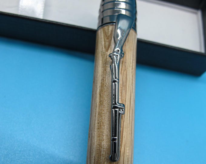 Civil War Pen Made from Authentic Gettysburg Witness Tree Wood - Handmade Historical Gift & Collectible Writing Instrument