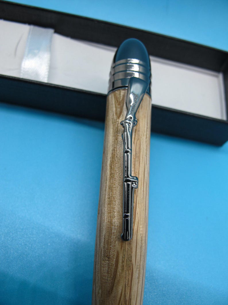 Civil War Pen Made from Authentic Gettysburg Witness Tree Wood - Handmade Historical Gift & Collectible Writing Instrument image 1