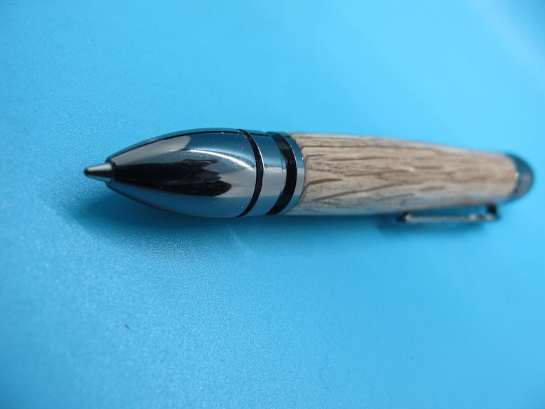 Civil War Pen Made from Authentic Gettysburg Witness Tree Wood - Handmade Historical Gift & Collectible Writing Instrument image 3