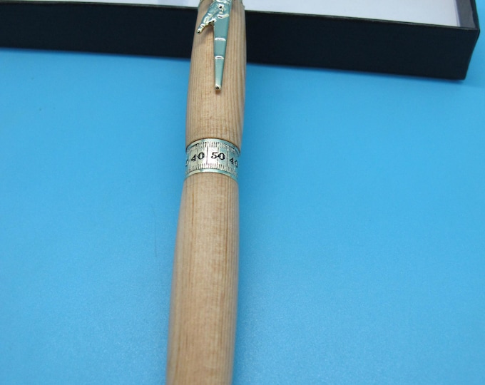 Minnesota Vikings Football Pen Made From Met Stadium Wood – Unique Handmade Sports Gift, Authentic Team Memorabilia,  Writing Instrument
