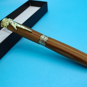 Notre Dame Football Pen Made from Original Stadium Wood Bleachers - Unique Sports Gift & Collector’s Item
