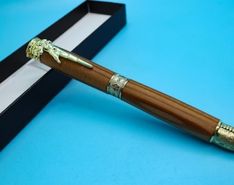 Notre Dame Football Pen Made from Original Stadium Wood Bleachers - Unique Sports Gift & Collector’s Item