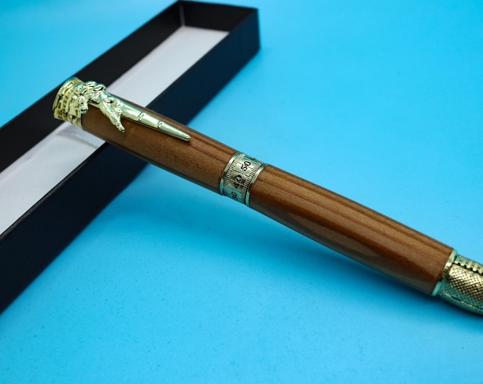 Notre Dame Football Pen Made from Original Stadium Wood Bleachers - Unique Sports Gift & Collector’s Item