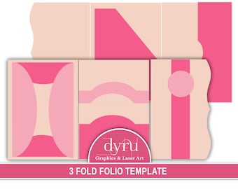 Folio Template, Folio Craft Kit, Folio Kit Junk Journal Printable, Craft kits, Printable Gift, Downloadable Folio, Dyru Graphics