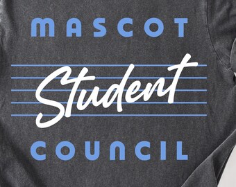 Modello SVG per il consiglio studentesco, design scolastico anni '70, font Midday (download digitale)