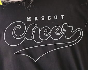 Cheerleading Team SVG, Mascot Shirt Cut File (Digital Download)