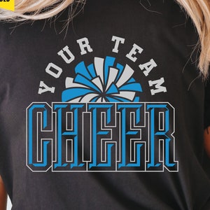 Cheer Svg Files, Svg for Shirt, Cheer Svg Design, Cheer Svg Png, Cheerleader Shirt Design, Svg for Cricut, Svg no Poms, Team Template Svg