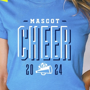 Cheer Svg Png, Megaphone and Pom, Svg Silhouette, Svg for Girls, Svg for Name, Cheerleader Svg Png, Cheer Svg Designs, Cheer Team Shirt Svg