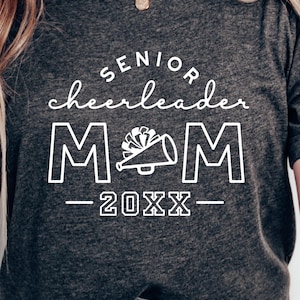 Senior Cheer Mom Svg, Png Dxf Eps Ai, Cheer Mom Shirt Png, Cricut Cut File, Cheerleader Png, Cheer Mom Png, Class of 2026, Graduation Shirt