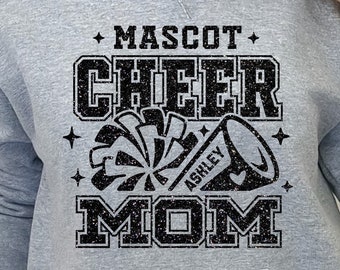 Cheer Mom SVG, Pom Pom, Megaphone, Cricut Cut File (Digital Download)
