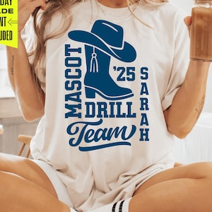 Drill Team Svg Png File, Cricut Silhouette SVG, Drill Dxf Png, Team Name Font Included, Digital Cut File for Shirts, DTF Prints Sublimation