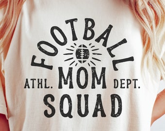Football Mom Squad SVG, PNG, Cricut, Silhouette (Digital Download)