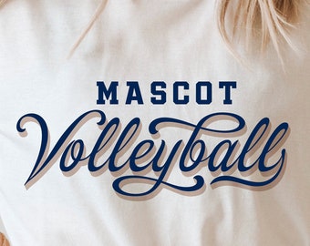 Volleyball Team SVG (png, dxf, eps), Cut File (Digital Download)